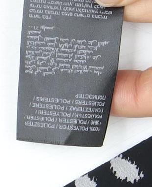 Anthology Women’s Black Animal Print Tank Top Size 24