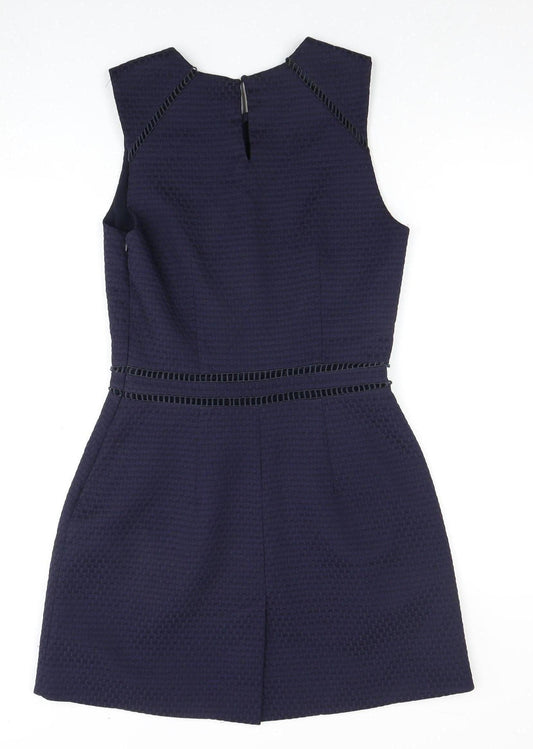 Mango Women's Blue Dress, Size 4, Sleeveless, Excellent