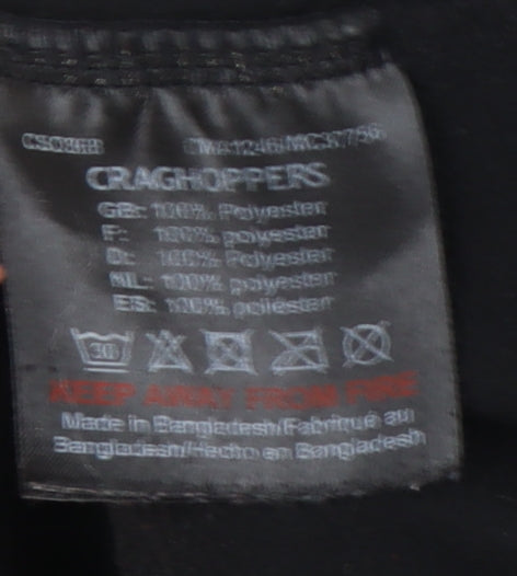 Mens UK Size S Craghoppers Black Full Zip Sweatshirt