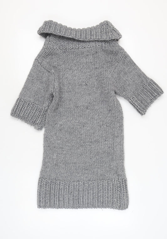 French Connection Grey Jumper Dress, Women, Size 10, Knit