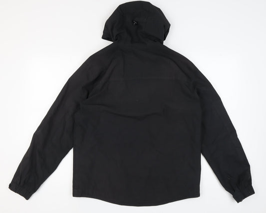 Womens UK Size M Marks and Spencer Black Parka Coat