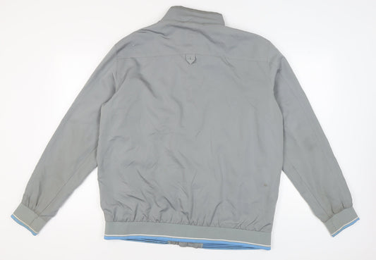 Mens UK Size XL Marks and Spencer Grey Bomber Jacket