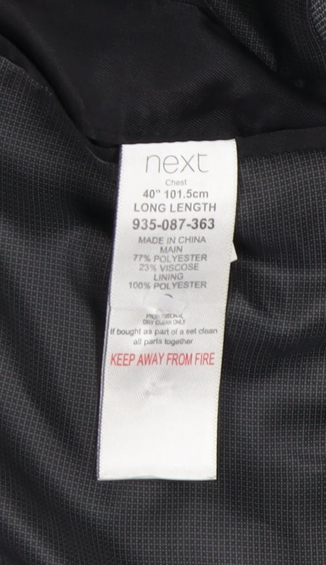 Mens UK Size 40 NEXT Regular Grey Suit Jacket