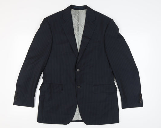Mens UK Size 38 Austin Reed Regular Blue Suit Jacket