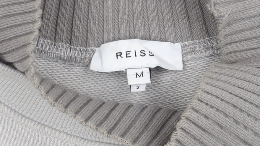 Womens UK Size M Reiss Grey Pullover Jumper