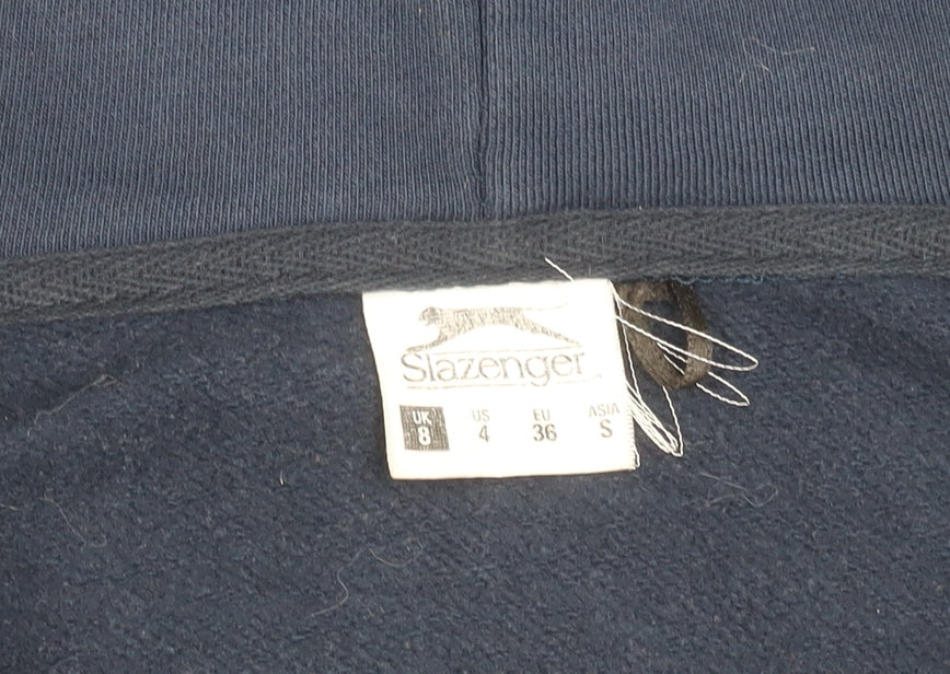 Additional view of Slazenger Blue unisex hooded jacket, size 8, casual