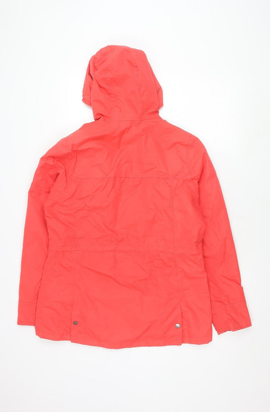 Regatta Women's Red Hooded Anorak Jacket Size 16