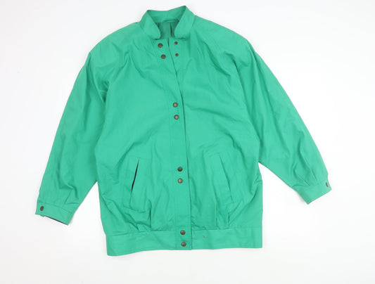 Womens UK Size 14 St Michael Green Basic Jacket