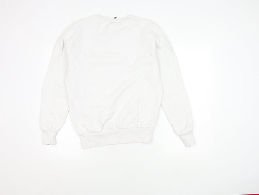 Mens UK Size S ellesse White Pullover Sweatshirt