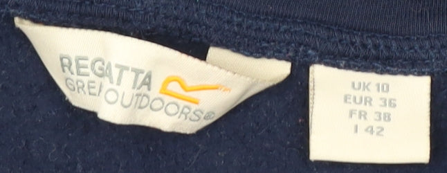 Regatta Women's Blue Full Zip Hoodie Size 10