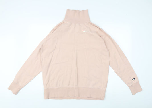 Womens UK Size XS Champion Beige Pullover Sweatshirt