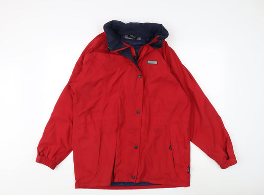 Womens UK Size 12 Regatta Red Rain Coat
