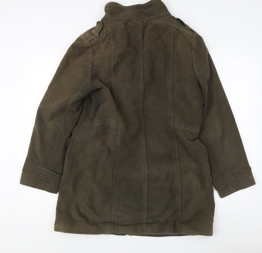 Whistles Unisex Green Military Jacket Size 10