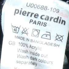 Pierre Cardin Men's Grey Striped Pullover Jumper, S