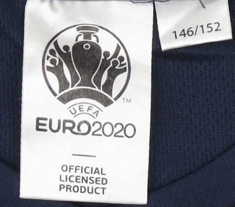 UEFA Euro 2020 Boys Blue Football T-Shirt 11 Years