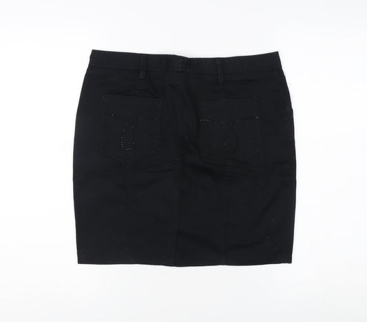 Calvin Klein Jeans Women's Black Pencil Skirt Size 12