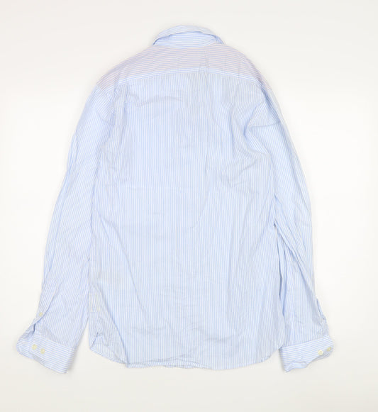 Mens UK Collar Size S JACK & JONES Smart Blue Dress Shirt