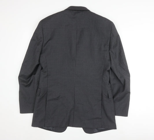 Mens UK Size 38 Tommy Hilfiger Regular Grey Suit Jacket