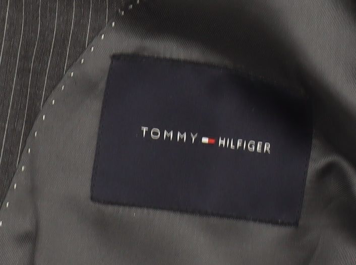 Mens UK Size 38 Tommy Hilfiger Regular Grey Suit Jacket