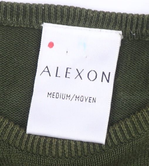 Womens UK Size M Alexon Green Pullover Jumper