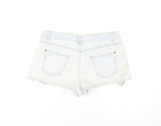 New Look Women's White Hot Pants Size 14