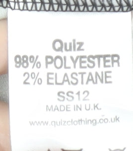 Quiz Women's Multicoloured A-Line Dress, Size 14