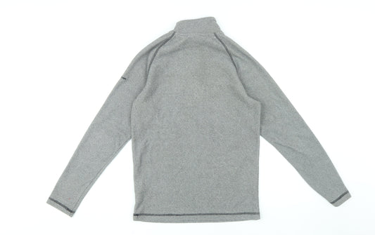 Mens UK Size XS Trespass Grey 1/4 Zip Sweatshirt