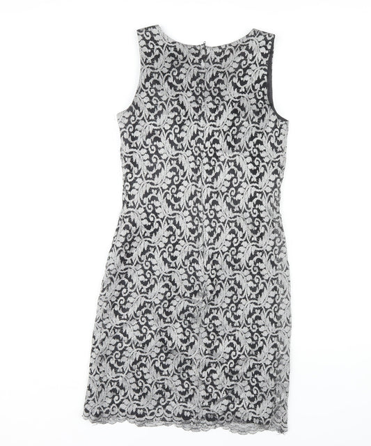 New Look Women’s Black Lace Sleeveless Dress UK 12