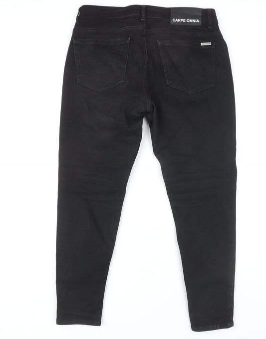 Carpe Omnia Men's Black Skinny Jeans XS 32 Waist