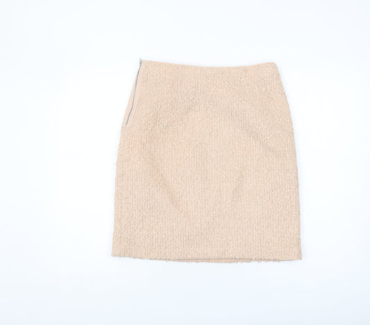 Marks and Spencer Beige Women's Pencil Skirt Size 10
