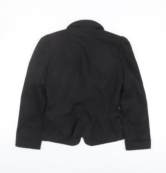 Oasis Women's Black Blazer, Size 10, Lined, Notch Lapel