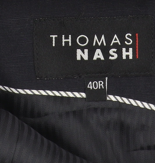 Mens UK Size 40 Thomas Nash Regular Blue Suit Jacket