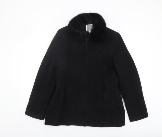Womens UK Size 12 Etam Black Basic Jacket