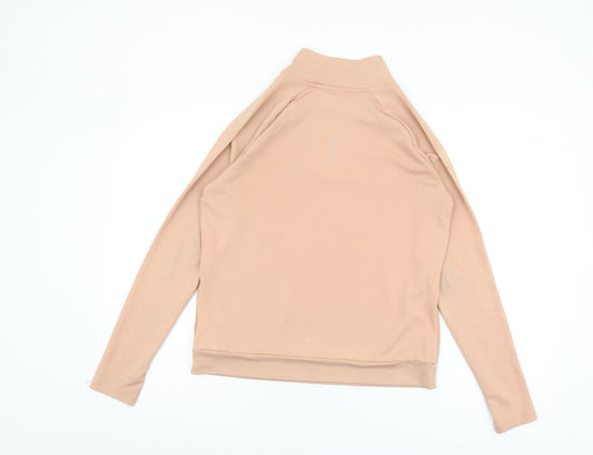 Nike Women's Beige Pullover 1/4 Zip Top Size S