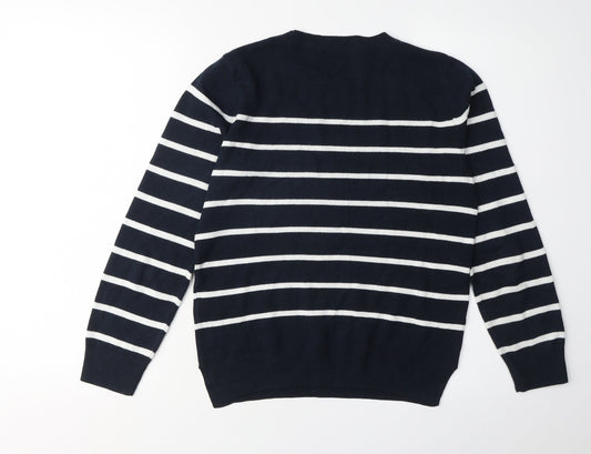 Womens UK Size 8 Marks and Spencer Blue Pullover Jumper