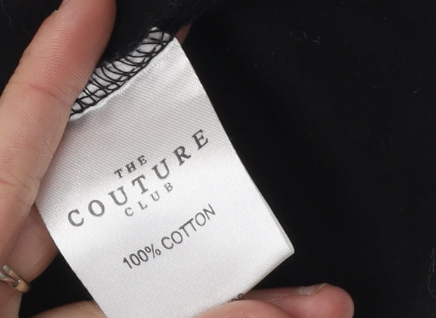 The Couture Club Men's Black Long Sleeve T-Shirt M