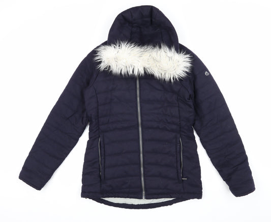 Womens UK Size 10 Craghoppers Blue Puffer Jacket