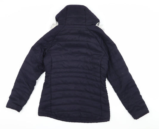 Womens UK Size 10 Craghoppers Blue Puffer Jacket