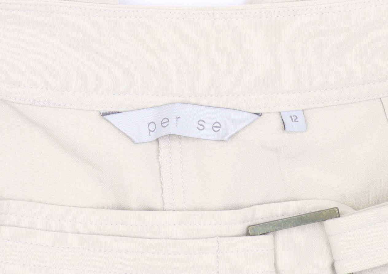 per se Women's Beige Trousers Size 12