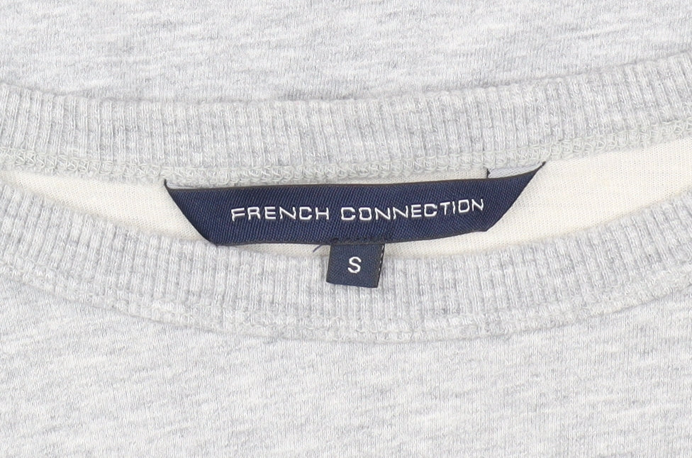 Womens UK Size S French Connection Grey Pullover Sweatshirt
