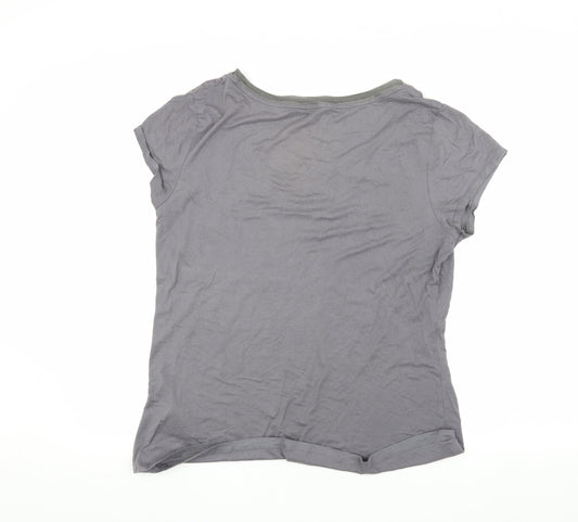 Banana Republic Women's Grey XL Basic T-Shirt