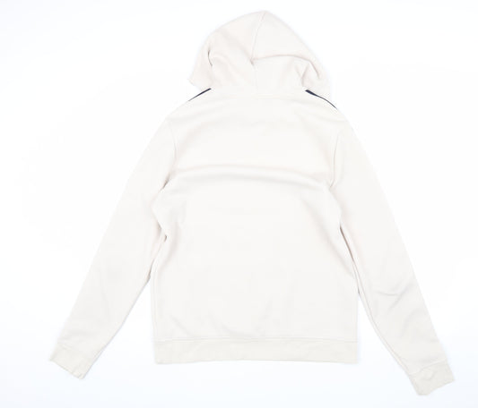 Mens UK Size S River Island Ivory Pullover Hoodie