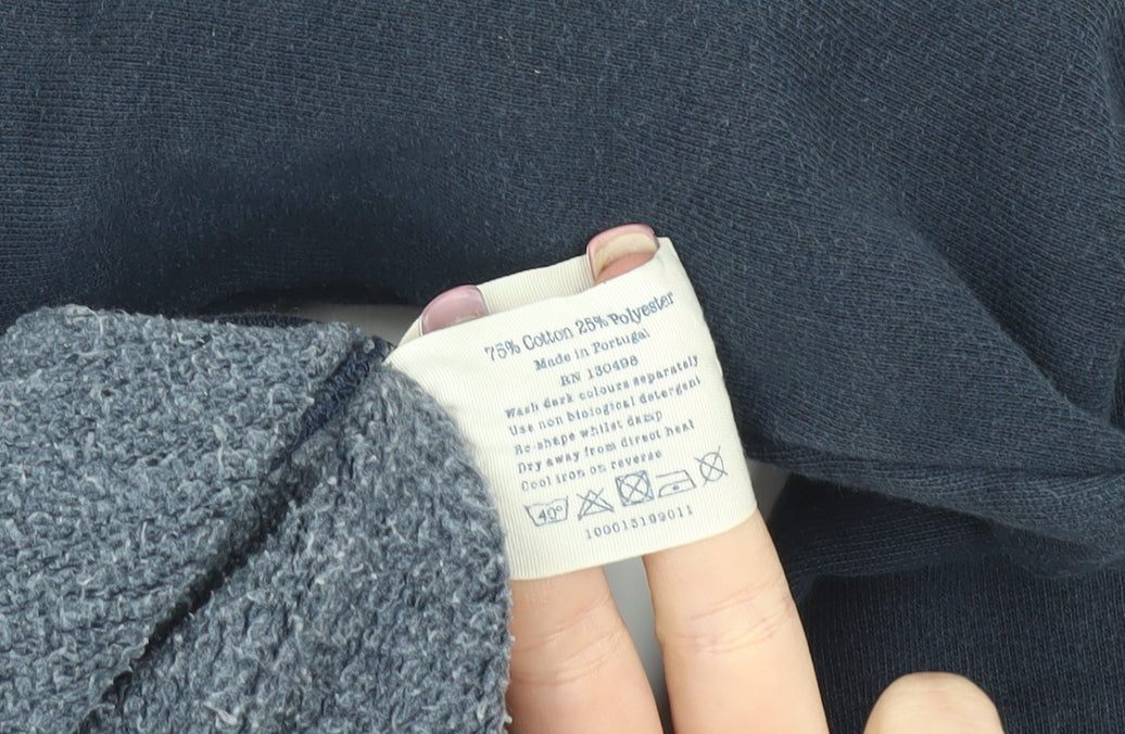 Womens UK Size 10 Jack Wills Blue Pullover Hoodie
