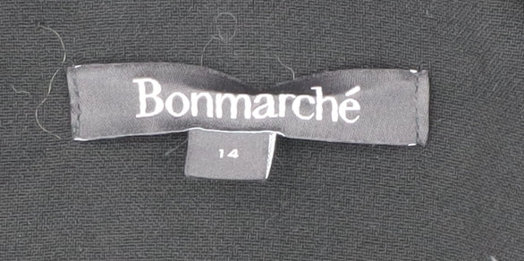 Womens UK Size 14 Bonmarché Black Basic Jacket