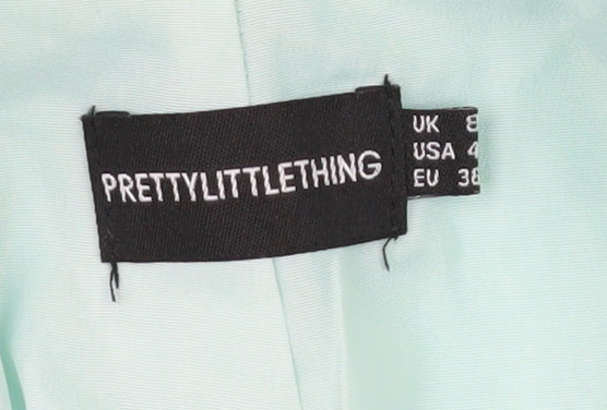 PrettyLittleThing Women's Green Suit Jacket UK 8
