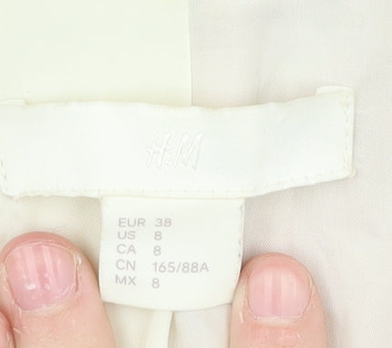 H&M Women's Beige Blazer, Size 10, Regular Fit