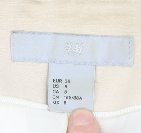 H&M Women's Beige Blazer, Size 10, Classic Fit