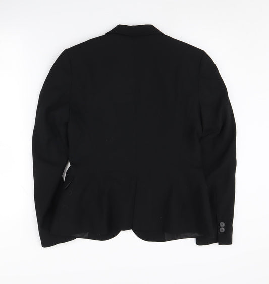 Zara Women's Black Blazer, Size 10, One-Button