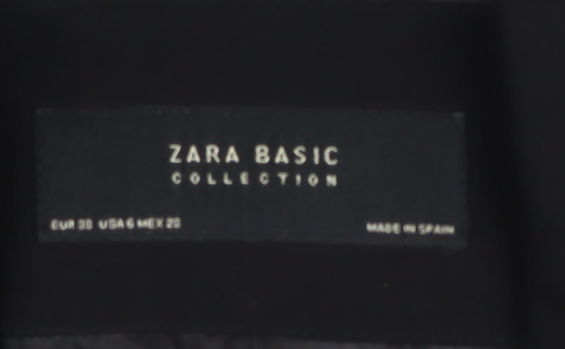 Womens UK Size 10 Zara Regular Black Blazer