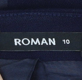 Roman Women's Blue Suit Jacket Size 10